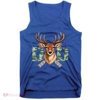 Dad Life Deer Dad Best Buckin Dad Ever Great Gift Tank Top thumb 0