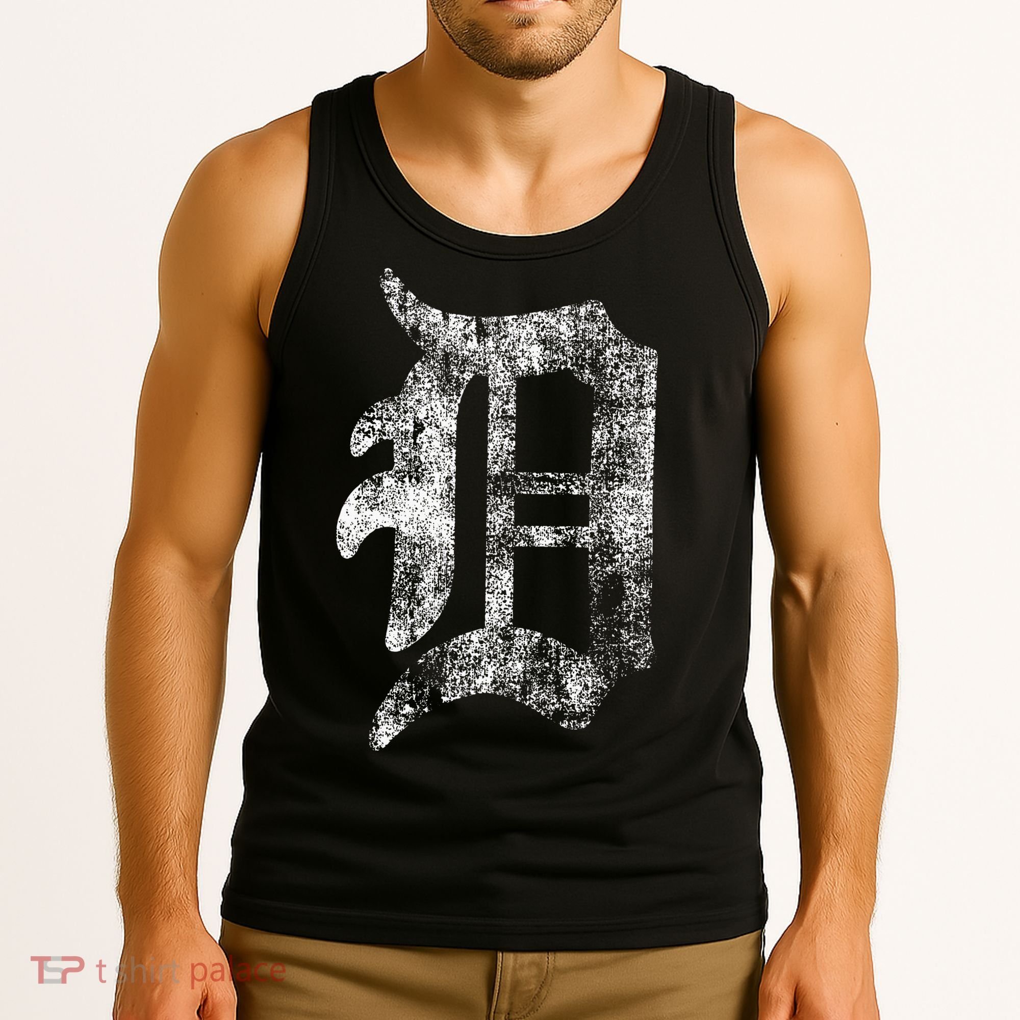 Detroit Letter Tank Top