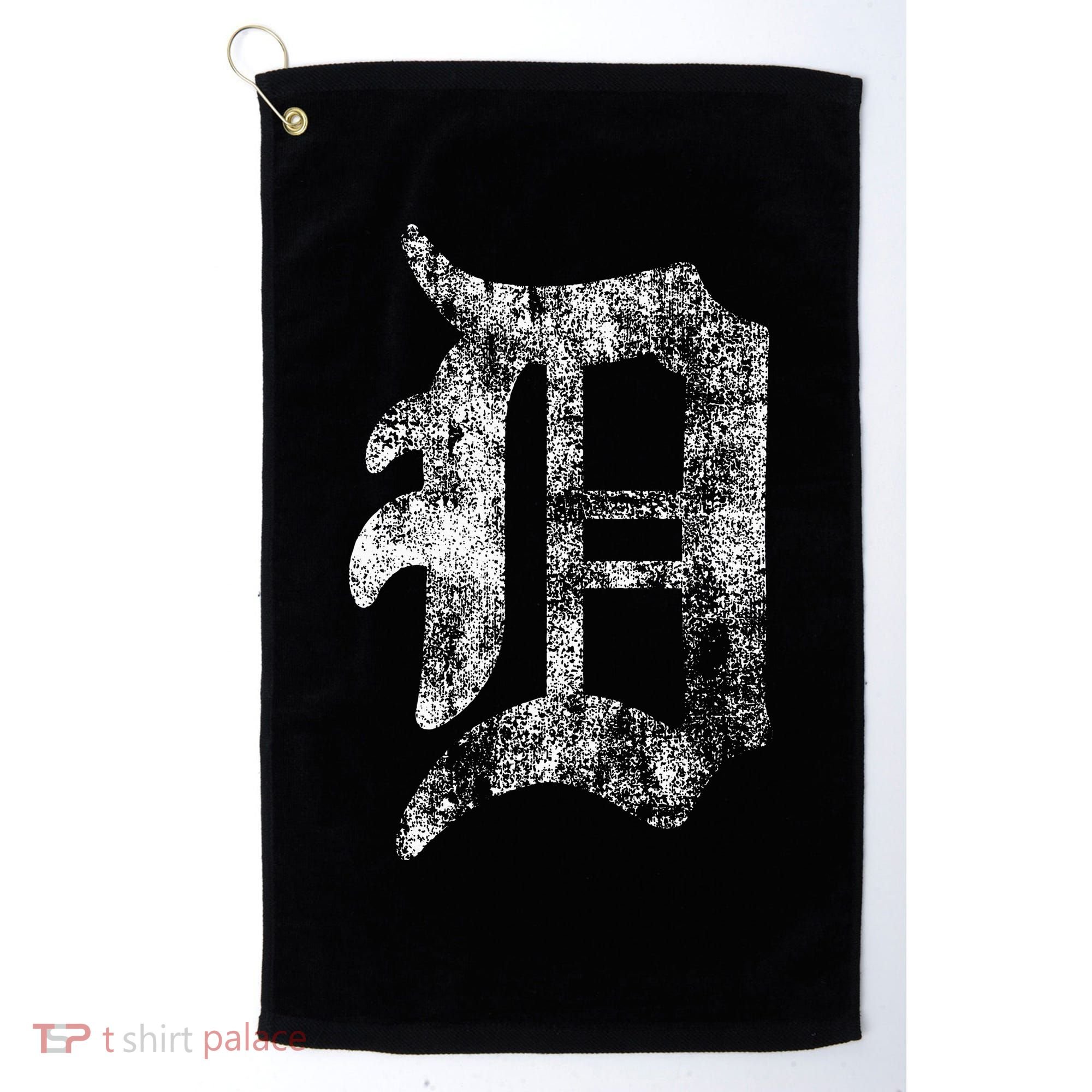 Detroit Letter Golf Towel