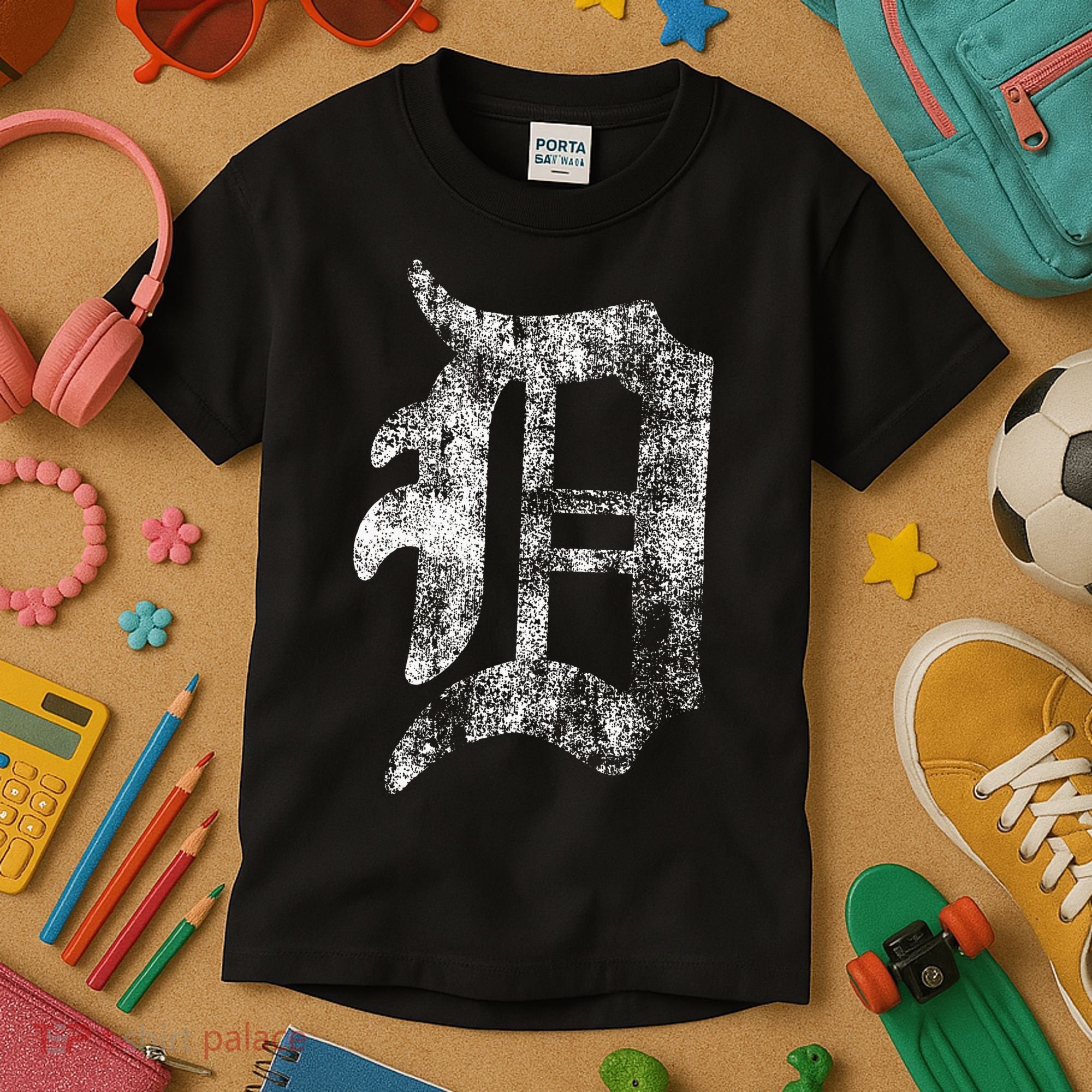 Detroit Letter Kids T-Shirt