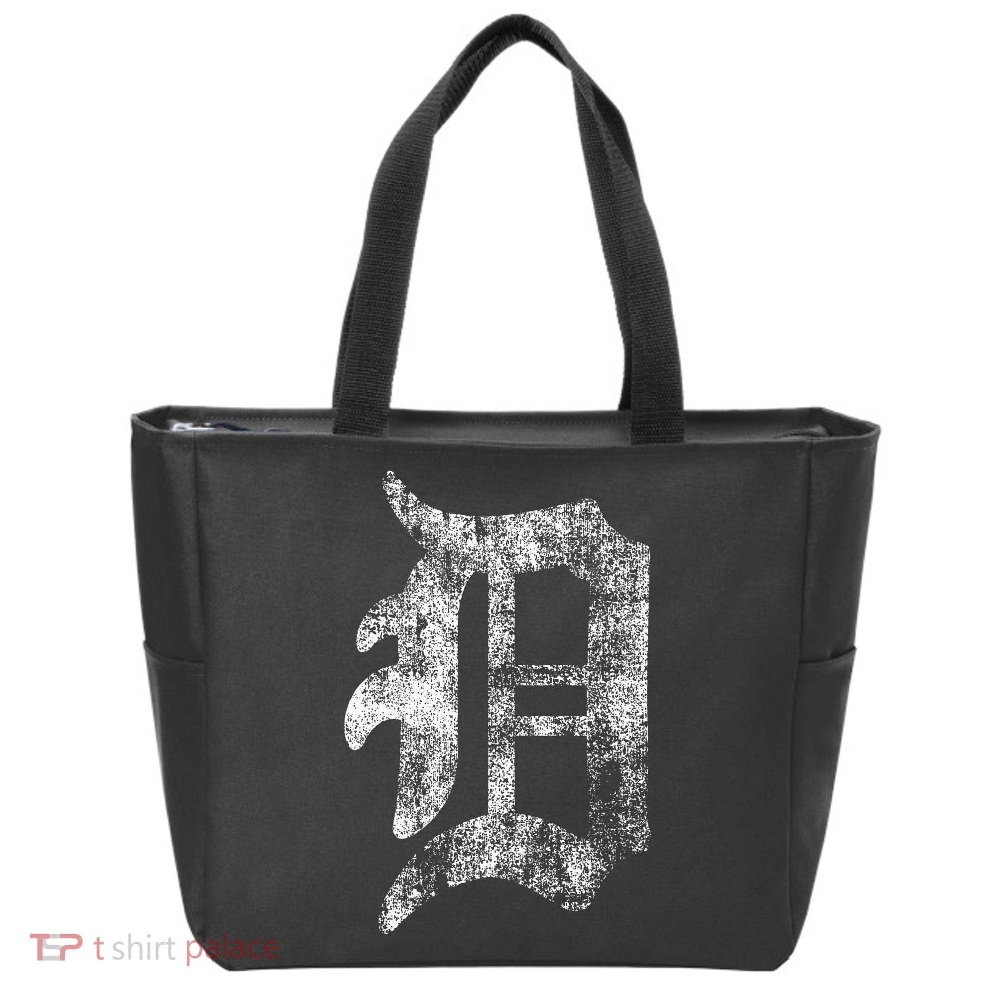 Detroit Letter Tote Bag