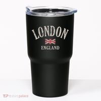 Distressed London England Uk Flag Tumbler thumb 0