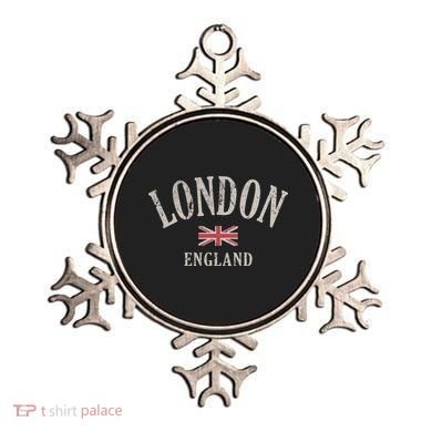 Distressed London England Uk Flag Ornament
