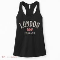 Distressed London England Uk Flag Women's Tank Top thumb 0