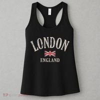 Distressed London England Uk Flag Women's Tank Top thumb 3