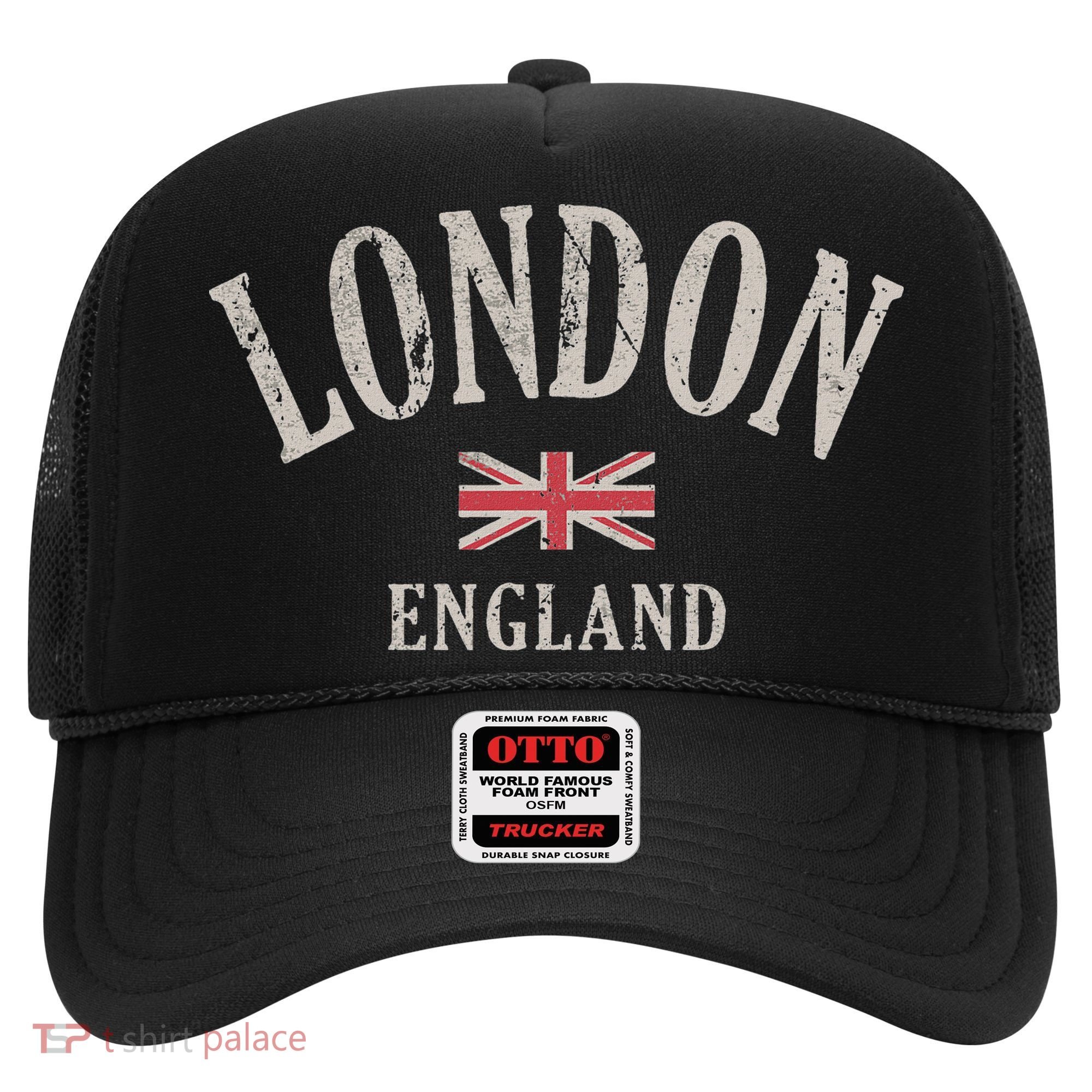 Distressed London England Uk Flag Hat