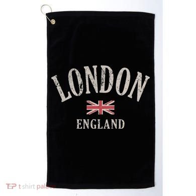 Distressed London England Uk Flag Golf Towel