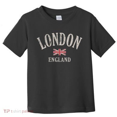Distressed London England Uk Flag Toddler T-Shirt