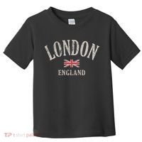 Distressed London England Uk Flag Toddler T-Shirt thumb 0
