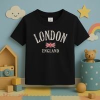 Distressed London England Uk Flag Toddler T-Shirt thumb 3