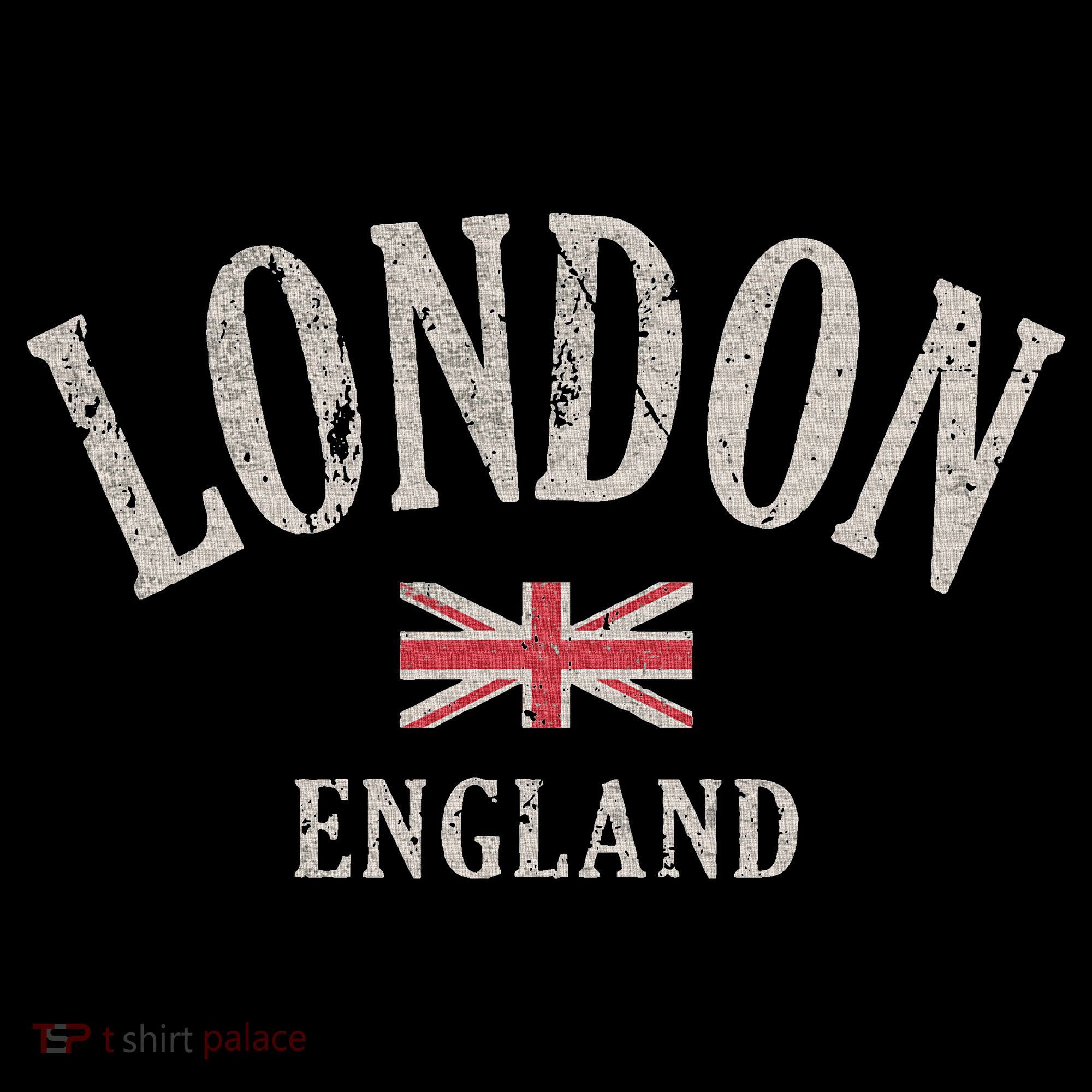 Distressed London England Uk Flag Kids Sweatshirt