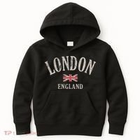 Distressed London England Uk Flag Kids Hoodie thumb 0