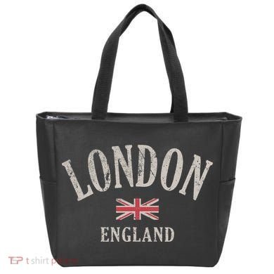 Distressed London England Uk Flag Tote Bag