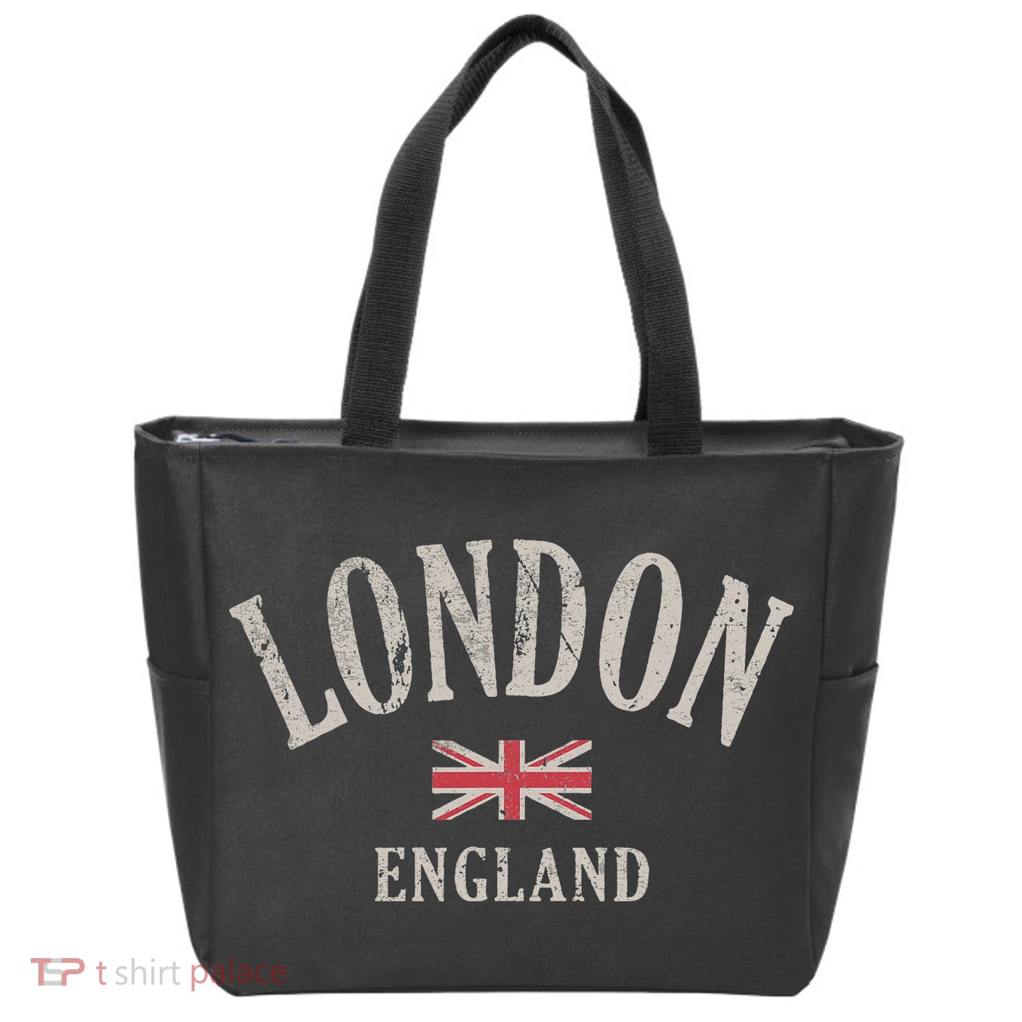 Distressed London England Uk Flag Tote Bag