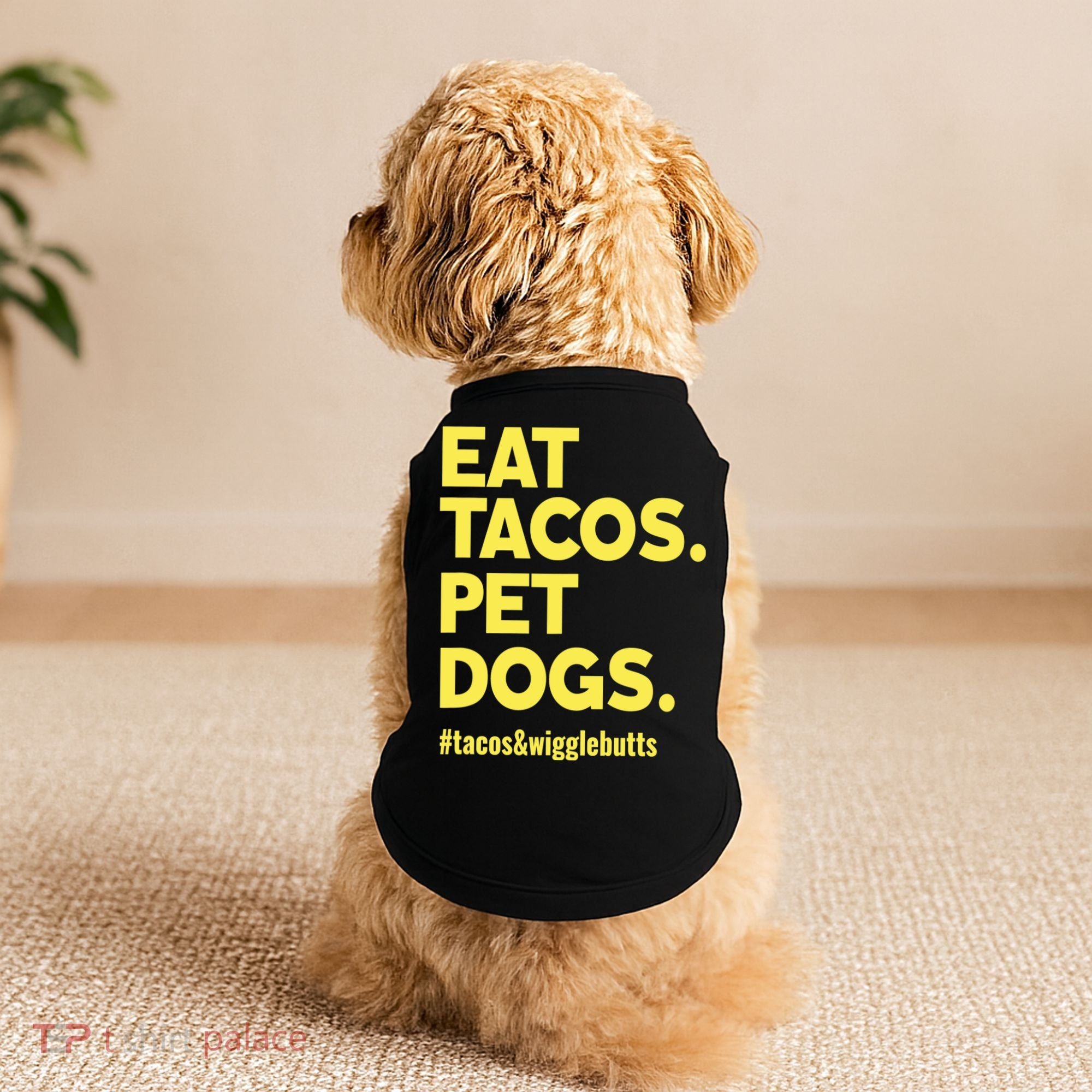 Dog Lover Eat Tacos Pet Dogs Doggie Tank