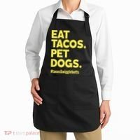 Dog Lover Eat Tacos Pet Dogs Apron thumb 2