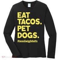 Dog Lover Eat Tacos Pet Dogs Women's Long Sleeve Shirt thumb 0