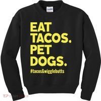 Dog Lover Eat Tacos Pet Dogs Kids Sweatshirt thumb 0