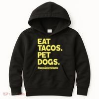 Dog Lover Eat Tacos Pet Dogs Kids Hoodie thumb 0