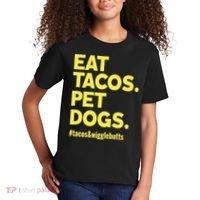 Dog Lover Eat Tacos Pet Dogs Kids T-Shirt thumb 2
