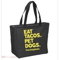 Dog Lover Eat Tacos Pet Dogs Tote Bag thumb 2
