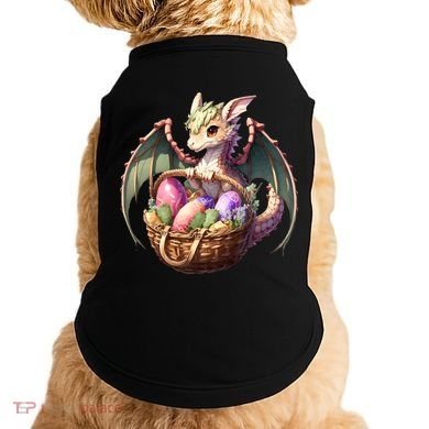 Dragon  Lover - Easter Eggs Basket Doggie Tank