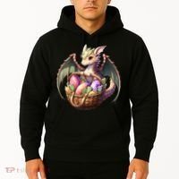 Dragon  Lover - Easter Eggs Basket Hoodie thumb 2