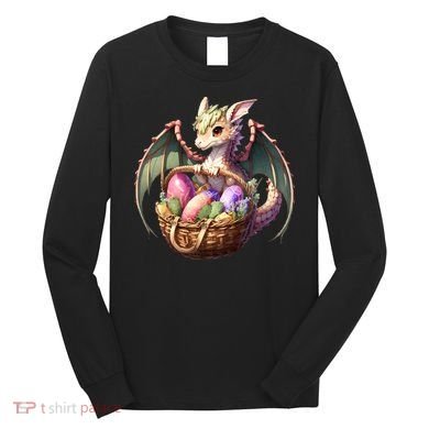 Dragon  Lover - Easter Eggs Basket Long Sleeve Shirt