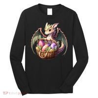 Dragon  Lover - Easter Eggs Basket Long Sleeve Shirt thumb 0