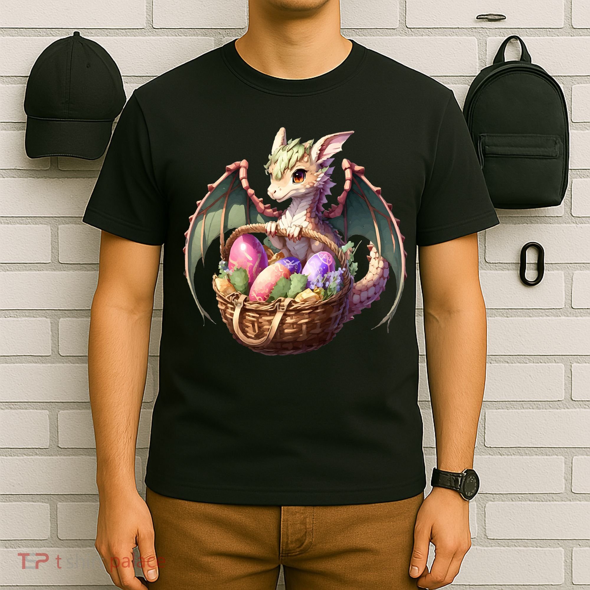 Dragon  Lover - Easter Eggs Basket T-Shirt