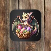 Dragon  Lover - Easter Eggs Basket Coaster thumb 0