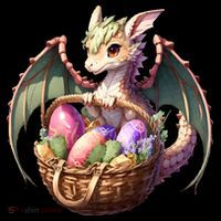 Dragon  Lover - Easter Eggs Basket Pajama Set thumb 2