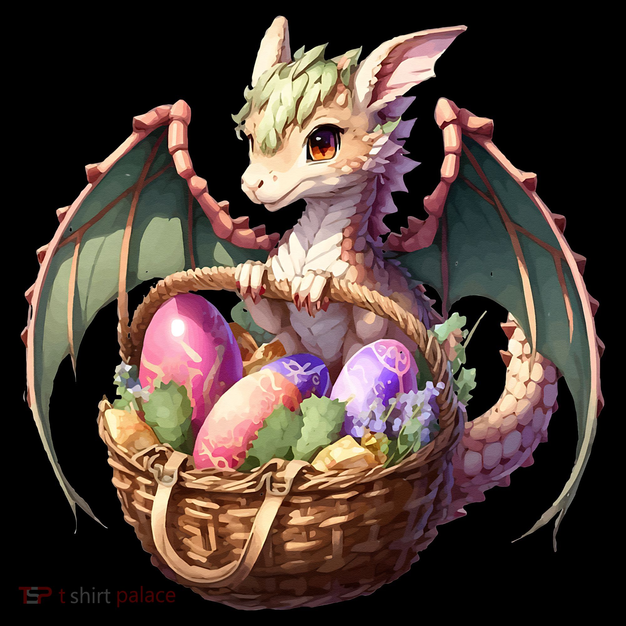 Dragon  Lover - Easter Eggs Basket Polo