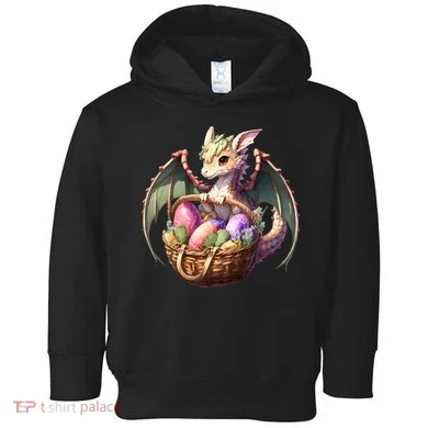 Dragon  Lover - Easter Eggs Basket Toddler Hoodie