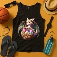 Dragon  Lover - Easter Eggs Basket Tank Top thumb 4