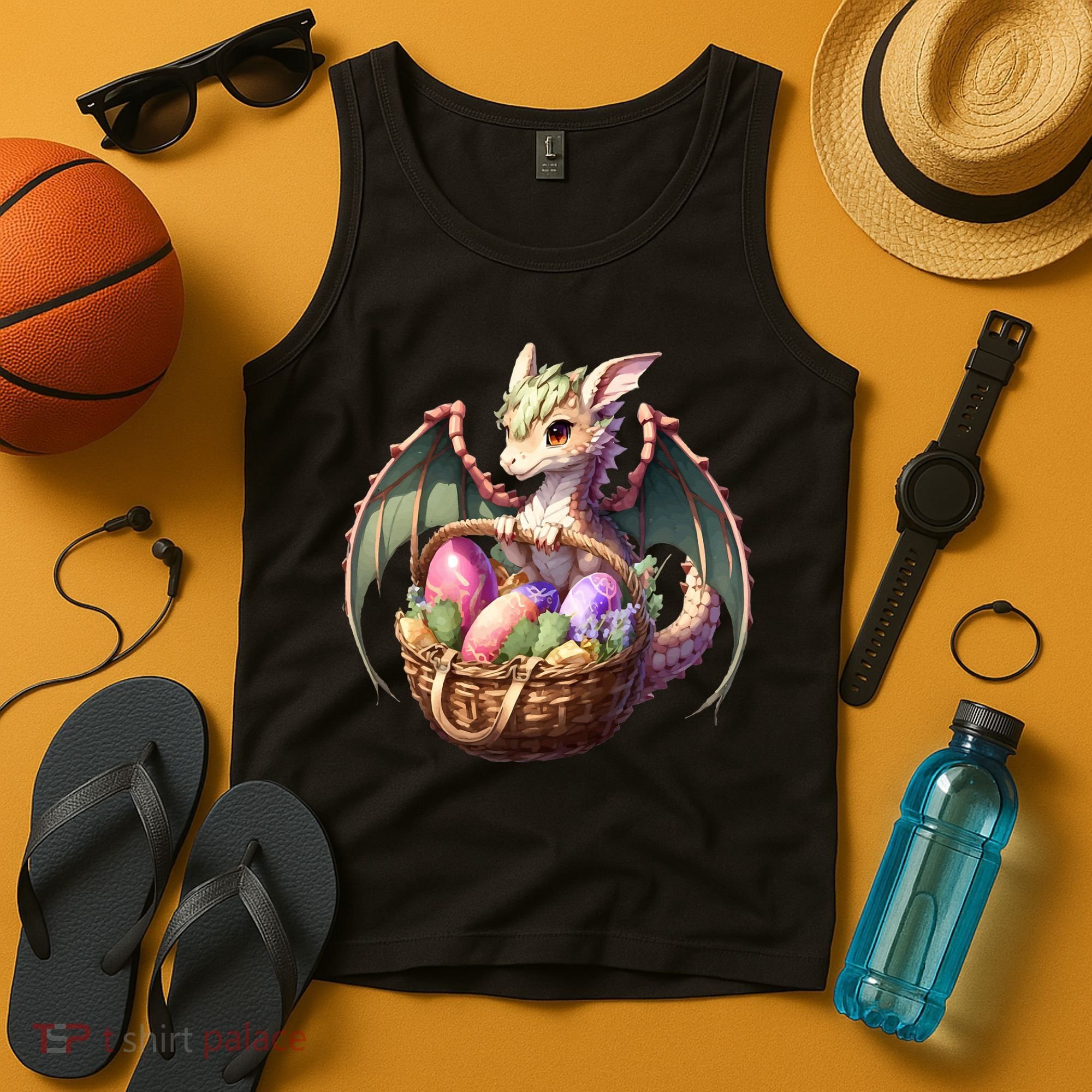 Dragon  Lover - Easter Eggs Basket Tank Top