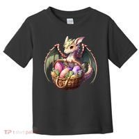 Dragon  Lover - Easter Eggs Basket Toddler T-Shirt thumb 0