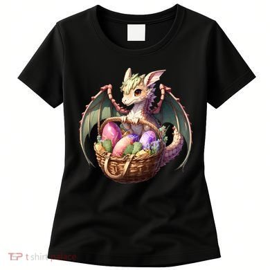 Dragon  Lover - Easter Eggs Basket Women's T-Shirt