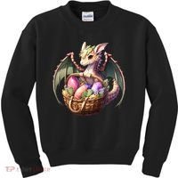 Dragon  Lover - Easter Eggs Basket Kids Sweatshirt thumb 0