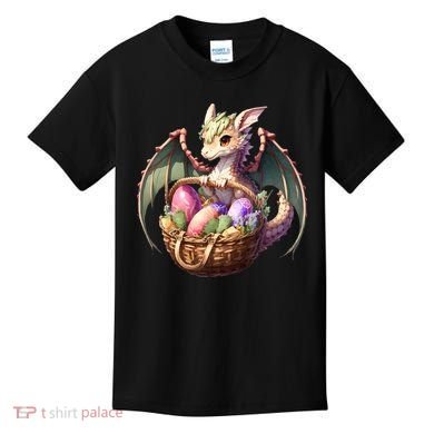 Dragon  Lover - Easter Eggs Basket Kids T-Shirt