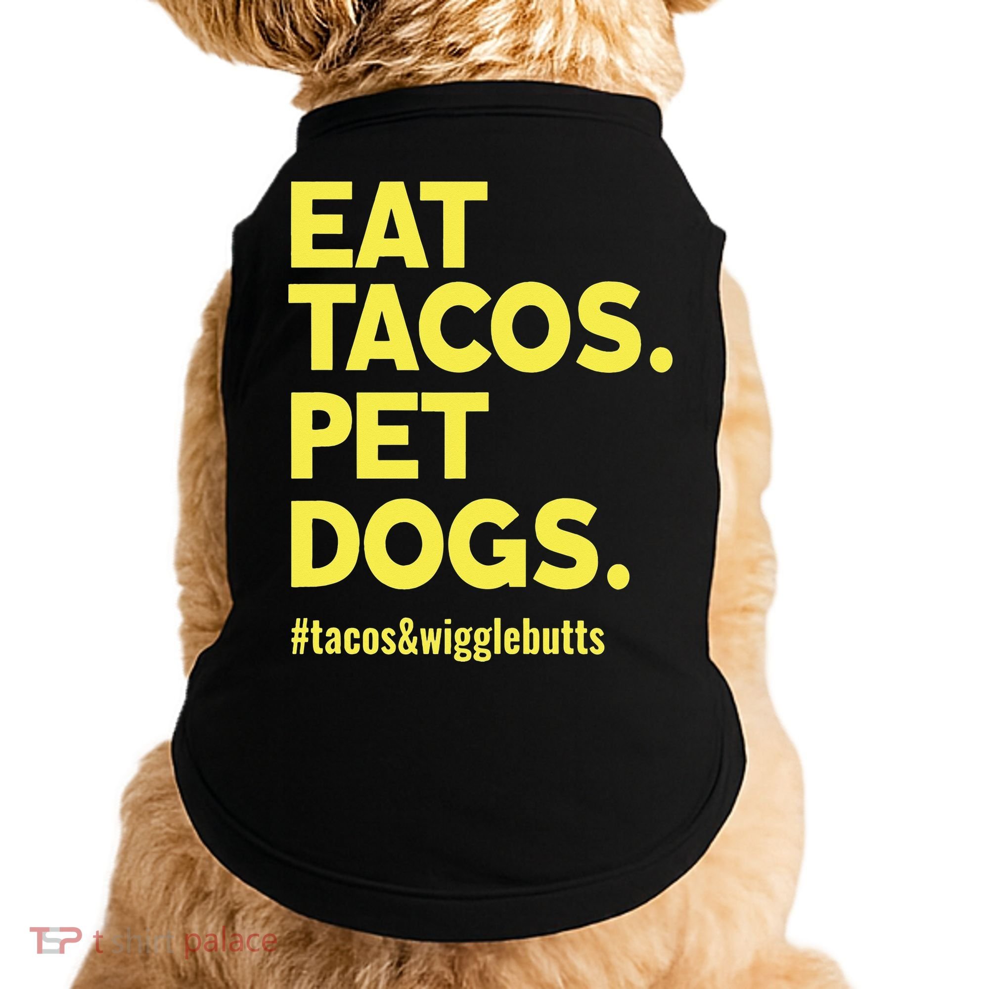 Dog Lover Eat Tacos Pet Dogs Funny Animal Doggie Tank