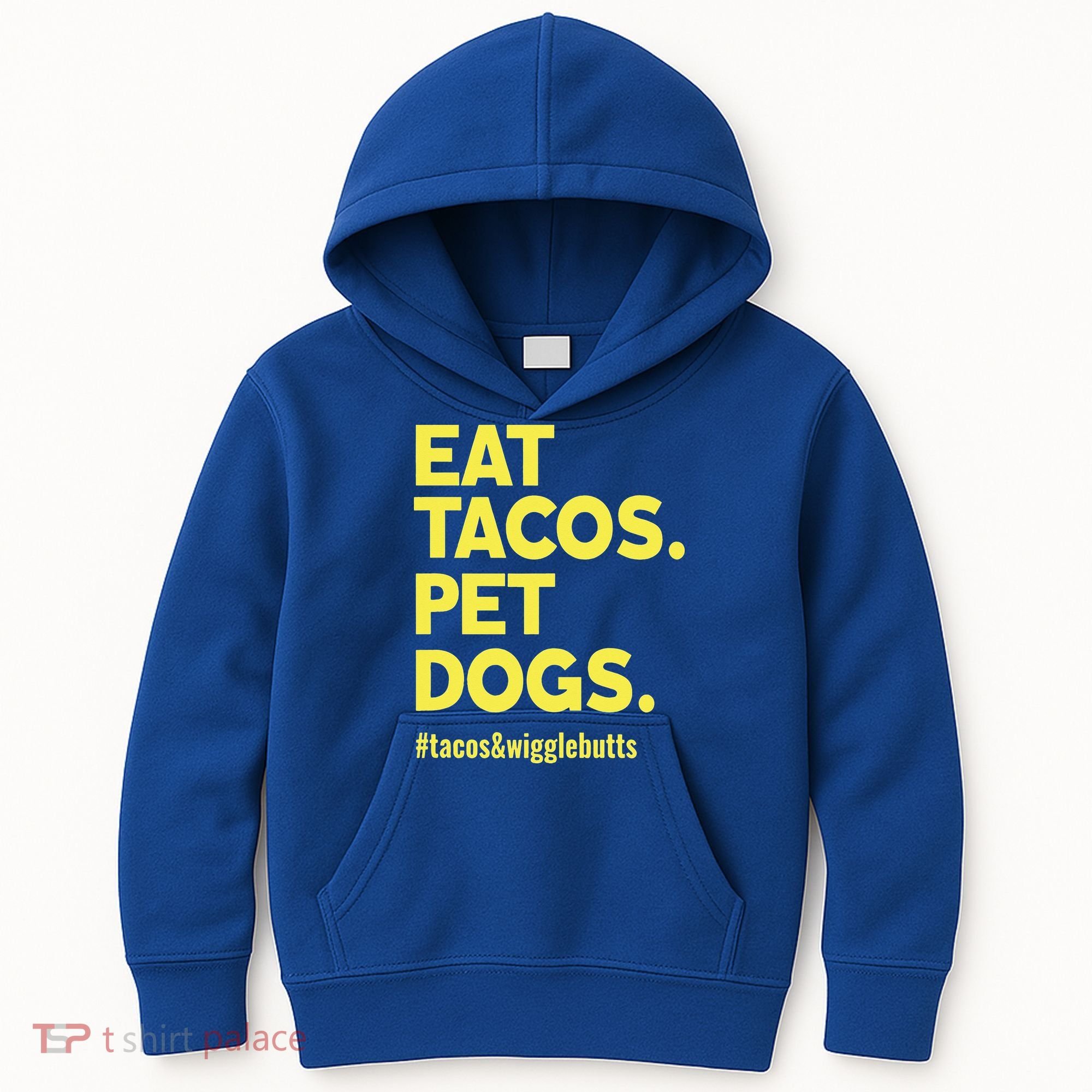 Dog Lover Eat Tacos Pet Dogs Funny Animal Kids Hoodie