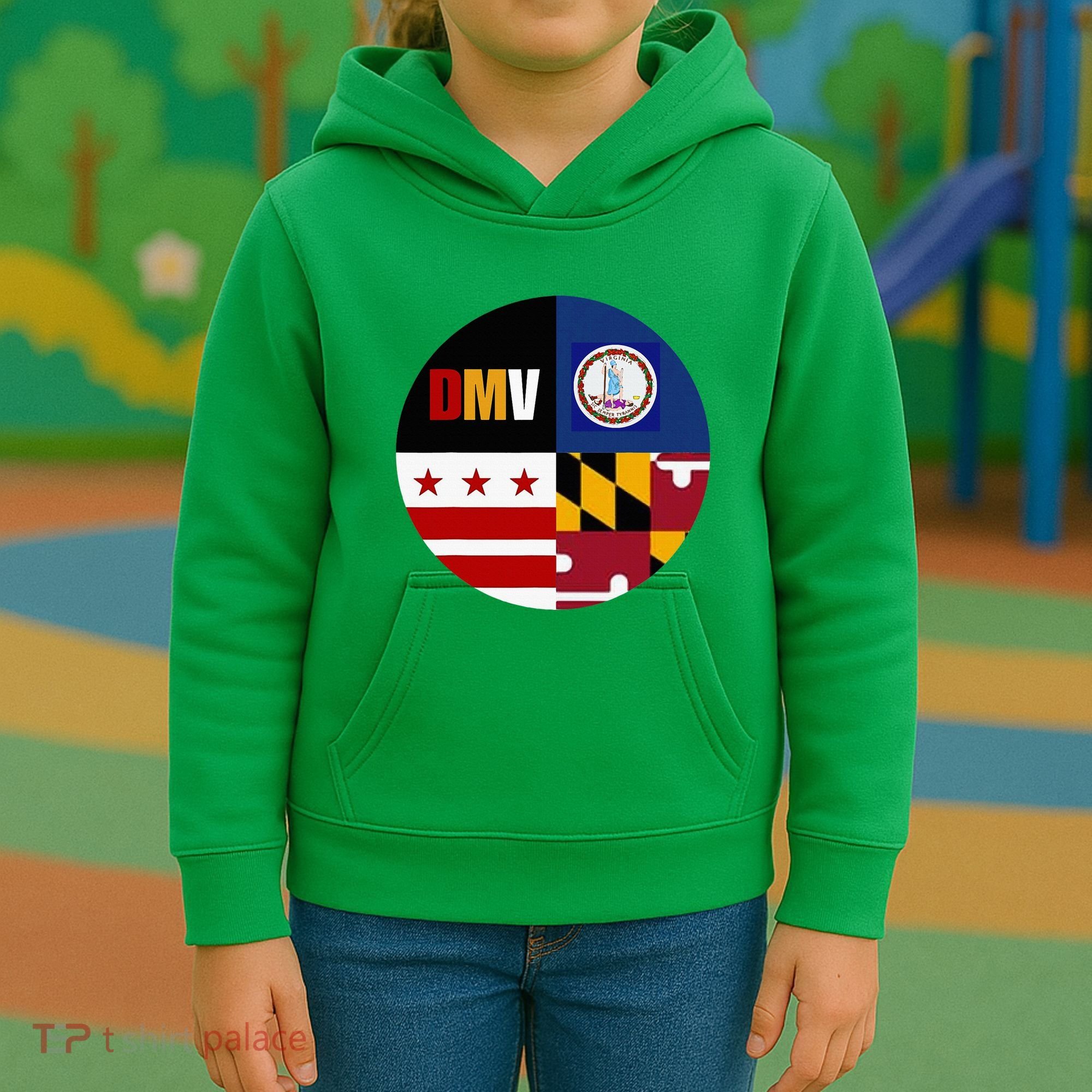 Dmv Love Embrace The Capital Region Kids Hoodie