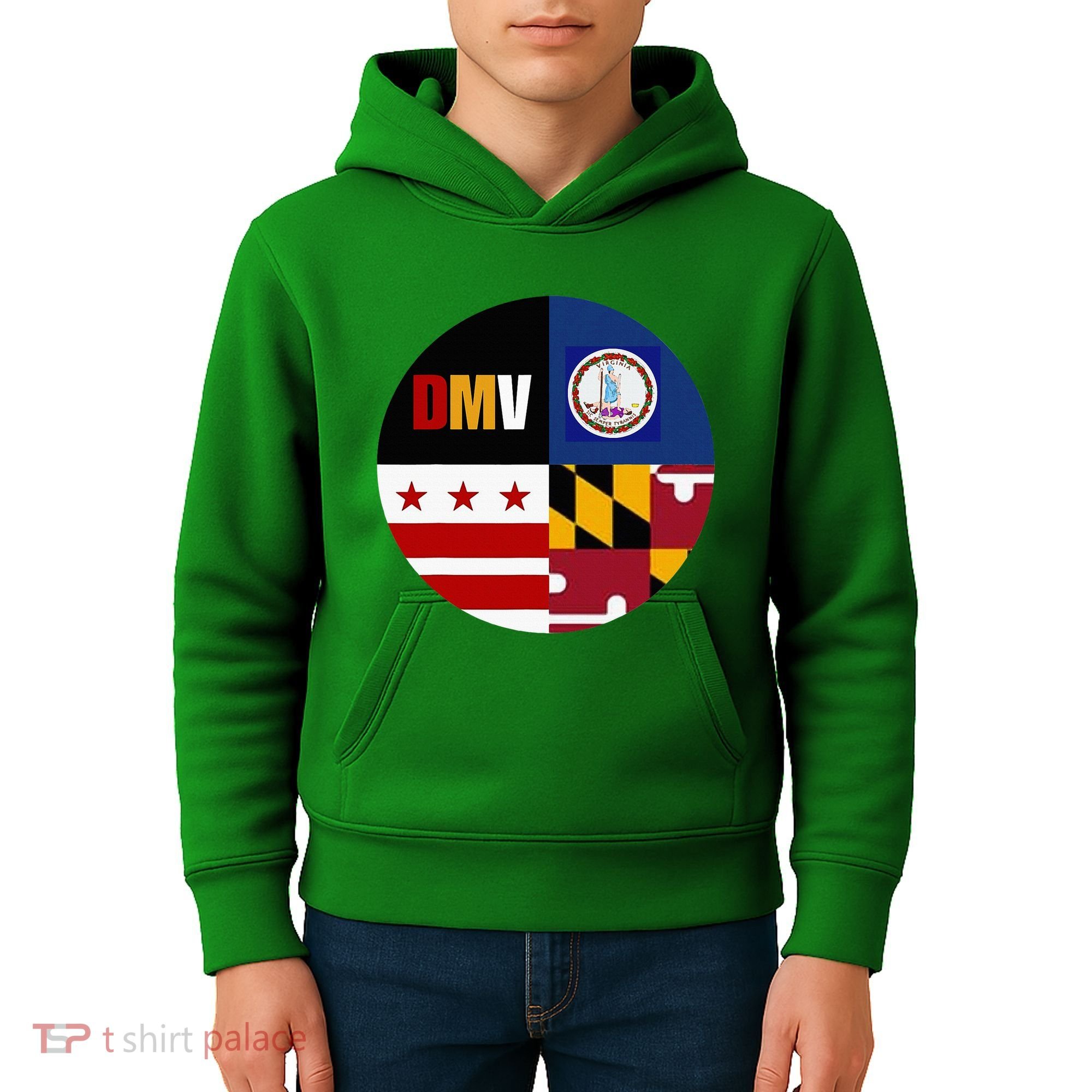 Dmv Love Embrace The Capital Region Kids Hoodie