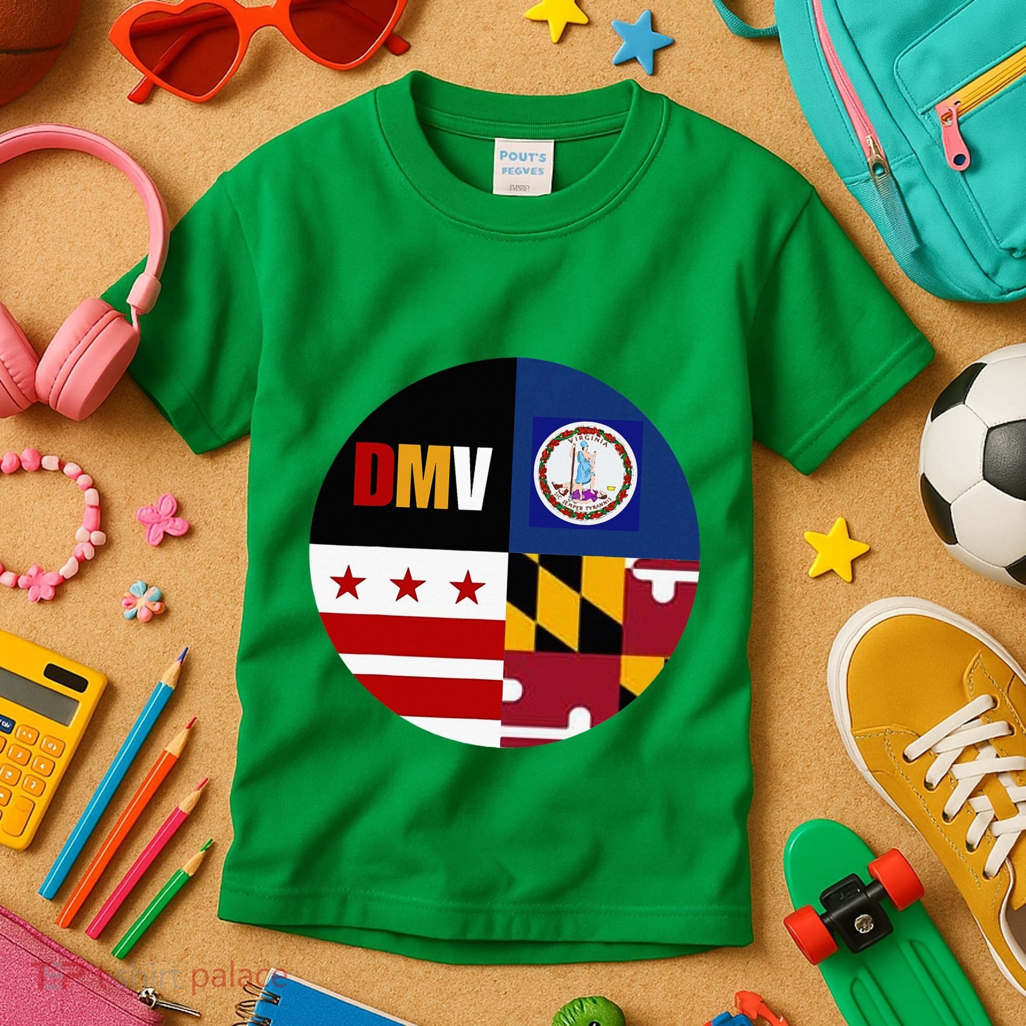Dmv Love Embrace The Capital Region Kids T-Shirt