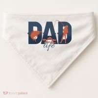 Dad Life Fishing Lover Fathers Day Gift USA-Made Doggie Bandana thumb 0