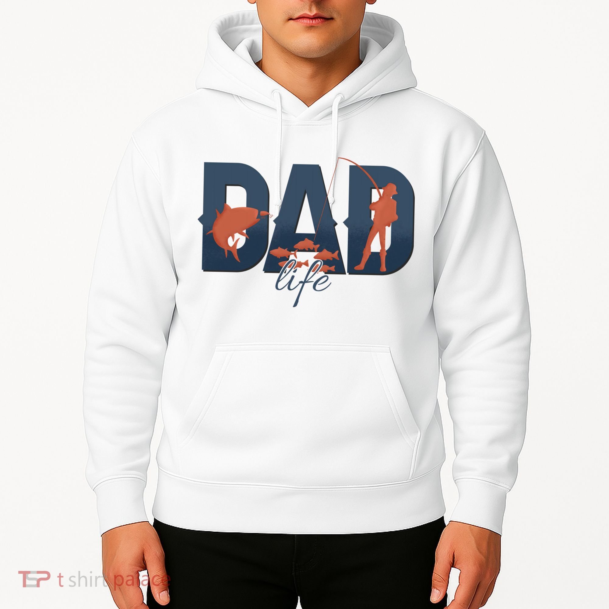 Dad Life Fishing Lover Fathers Day Gift Hoodie