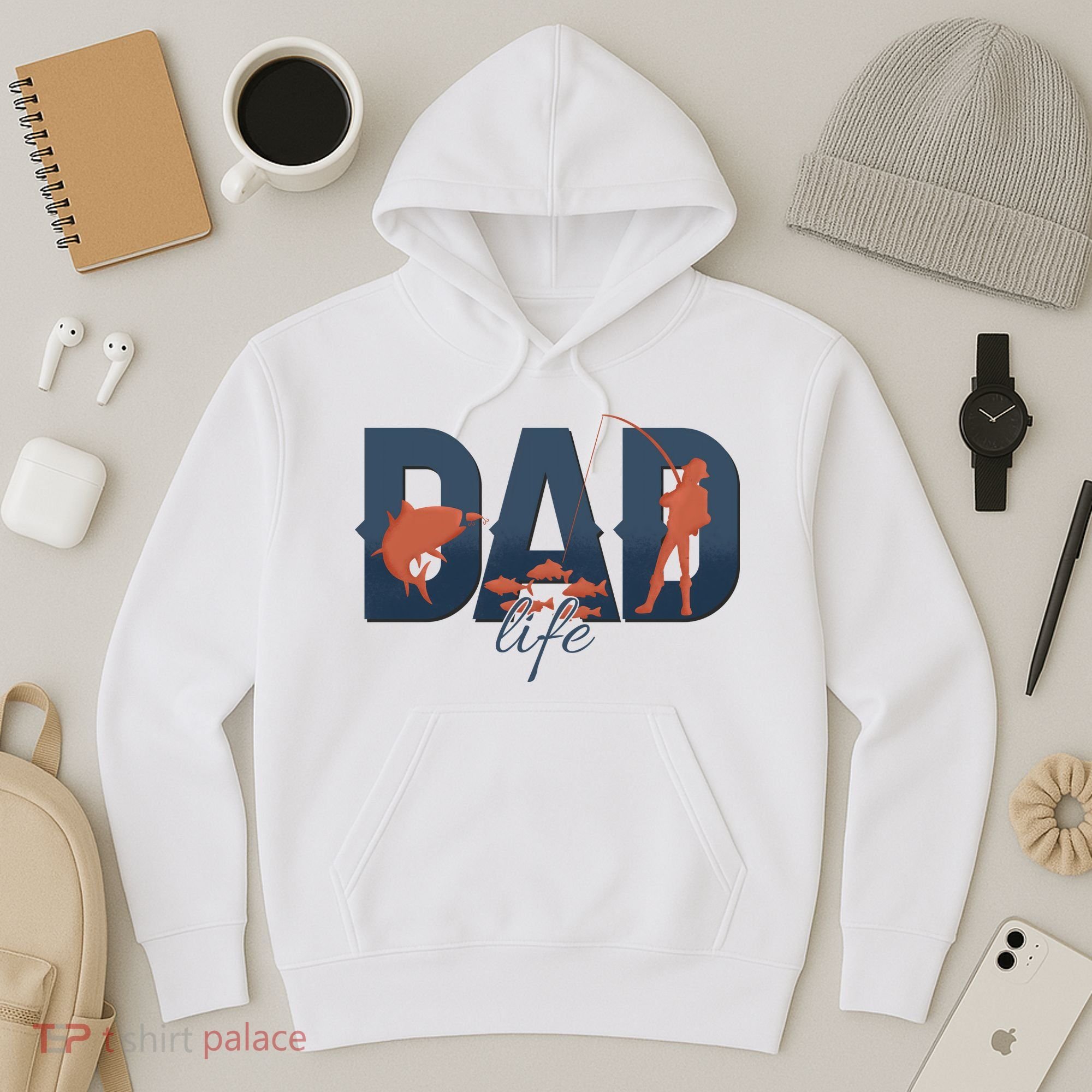 Dad Life Fishing Lover Fathers Day Gift Hoodie
