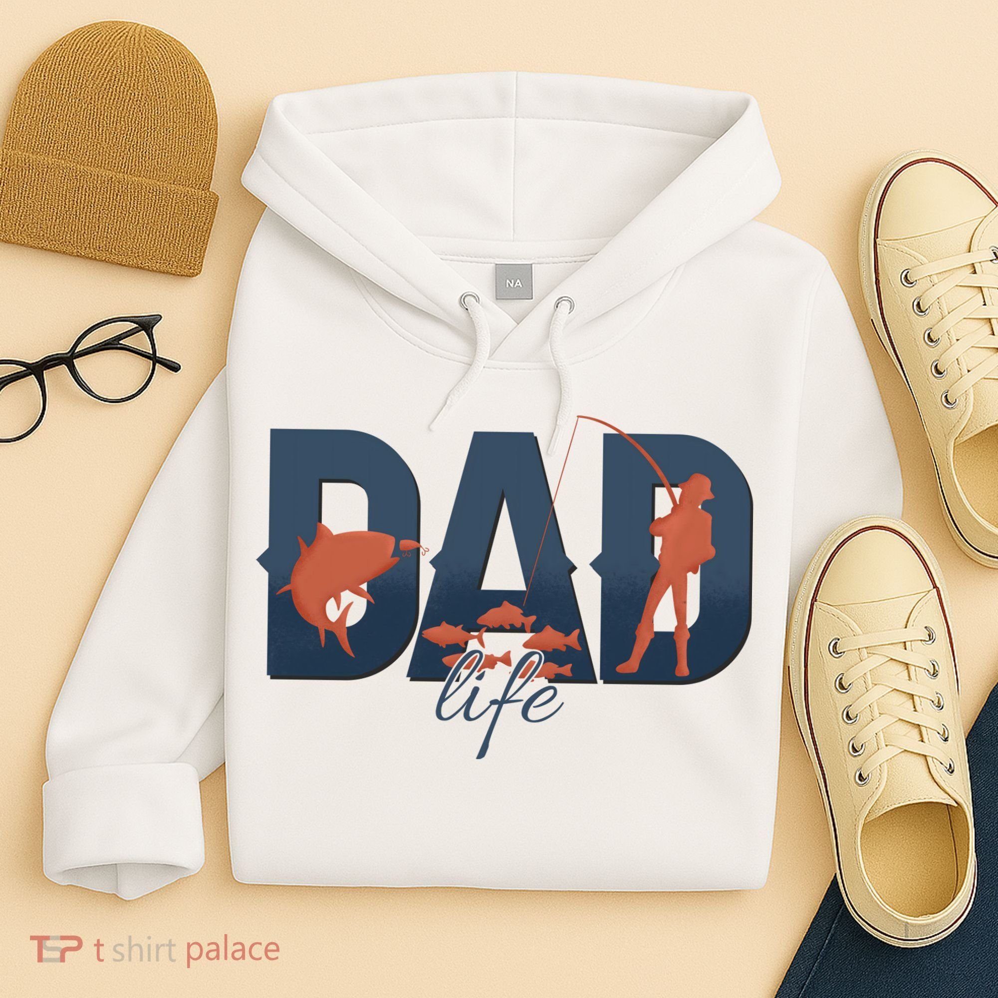 Dad Life Fishing Lover Fathers Day Gift Hoodie