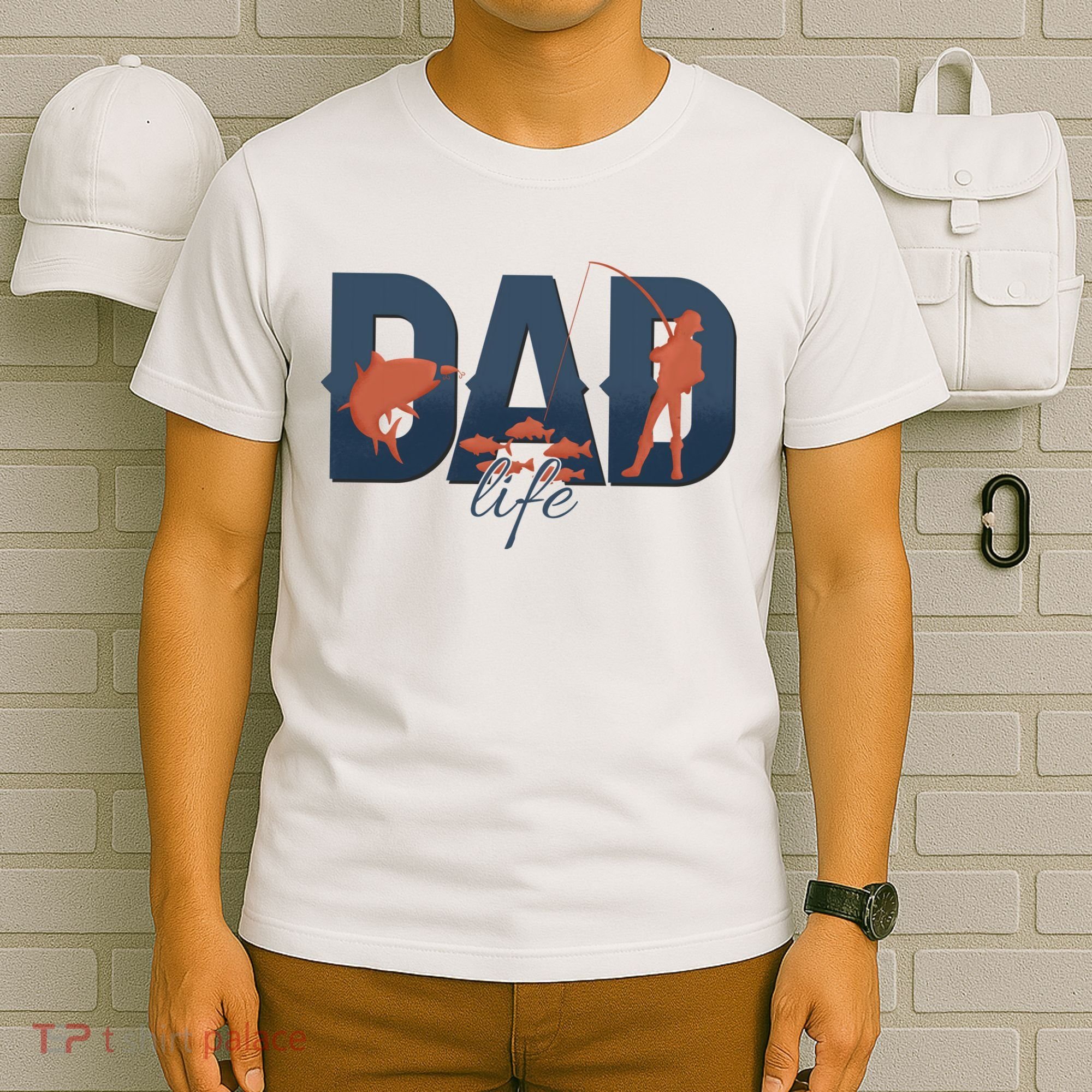 Dad Life Fishing Lover Fathers Day Gift T-Shirt